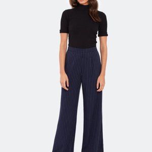 Forever 21 | Wide-leg Navy stripe pants